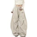 Y2K Wide-Leg Cargo Sweatpants