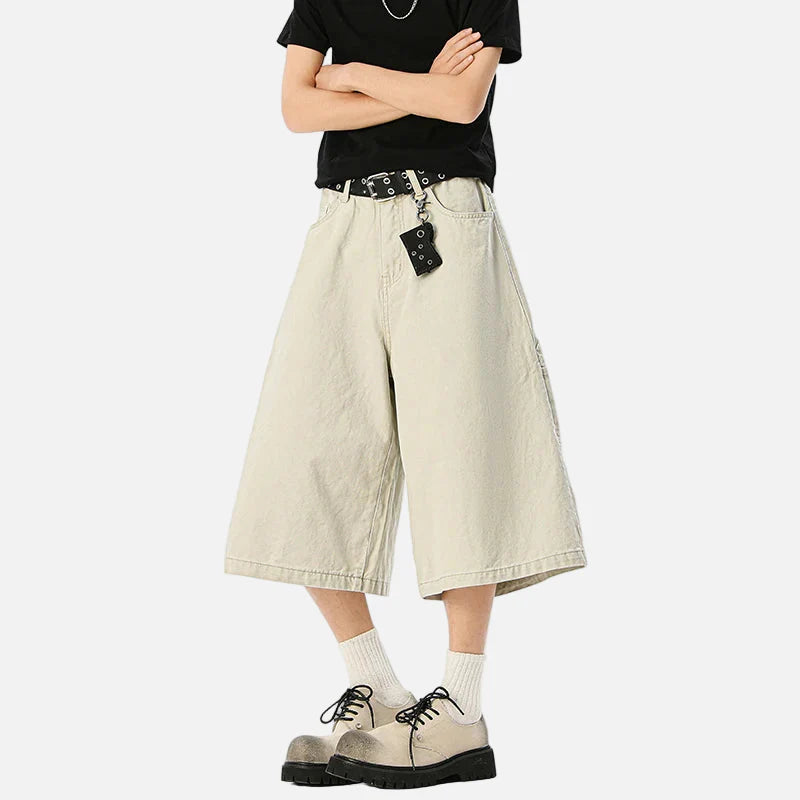 Y2K Workwear Embroidered Cargo Jorts