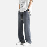Y2K Casual Loose Wide Leg Unicolor Jeans