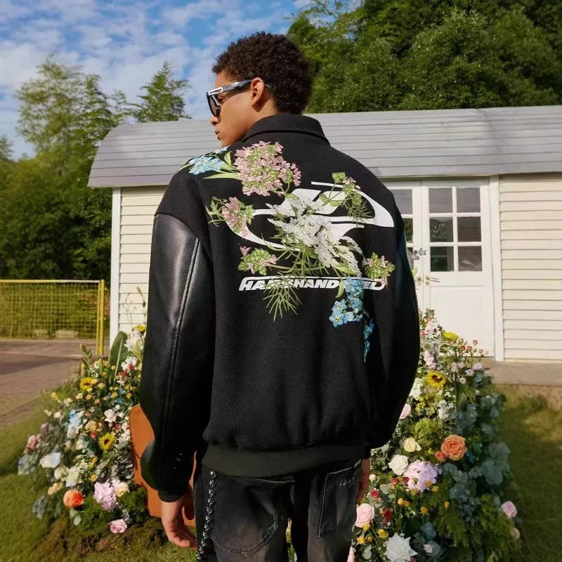 American Style New Floral Embroidered Jacket