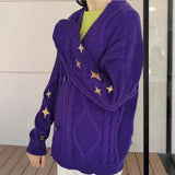 Y2K Vintage Cable-Knit Sweater