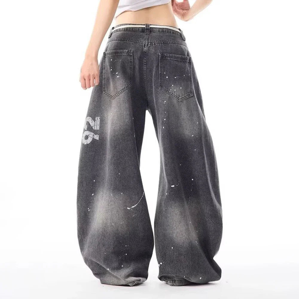 Machete Ink Washed American Style Retro Jeans
