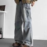 Streetwear Plissee-Casual-Jeans