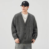 Premium Hip Hop Knitted V-Neck Cardigan