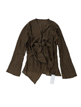 Ensemble élégant deux pièces plissé noir pour femme 
