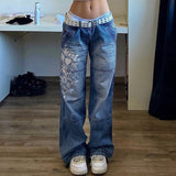 Vintage Low-waist Pants