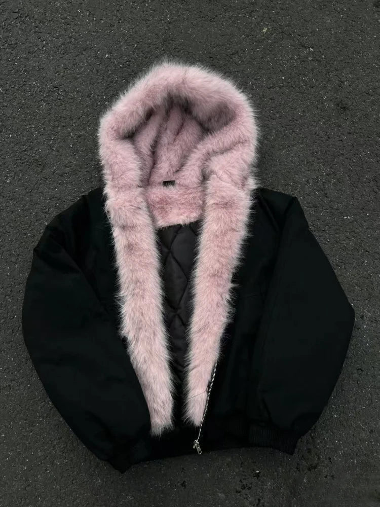 Vintage Aesthetic Patchwork Jacket and Skirt