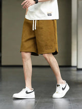Drawstring Baggy Sweat Shorts