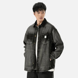 Heavy Stone Workwear Wash Denimjacke