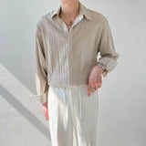 Chemise élégante à manches longues et coupe ample