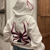 Full Zip Spider Graphic Hoodie