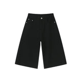 Lässige Sommer-Denim-Shorts im Retro-Stil