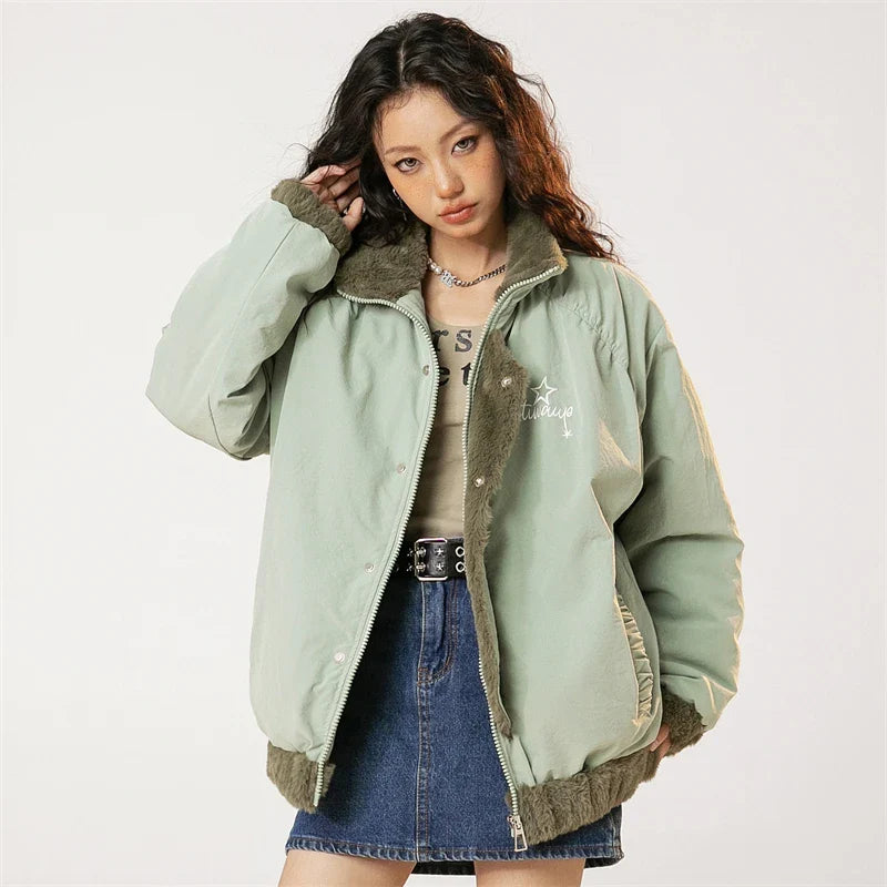 Veste chic doublée en polaire
