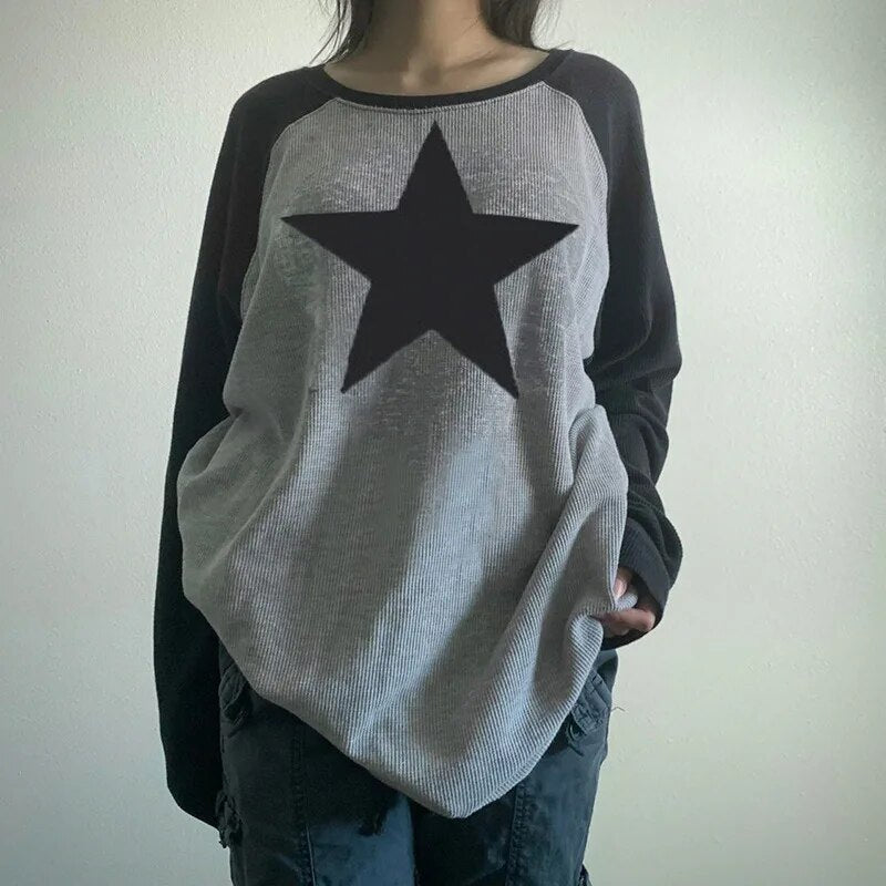 Y2k Star Long Sleeve T-shirt