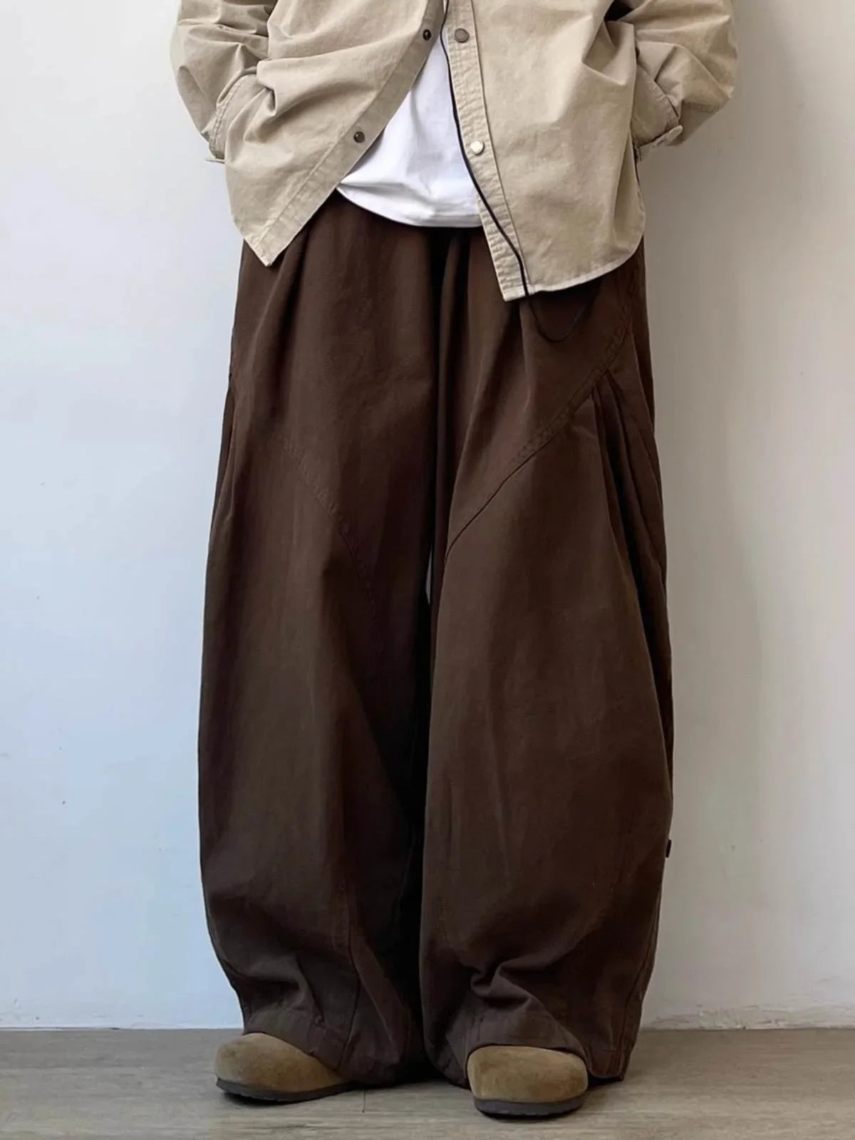 레트로 일본 와이드 팬츠