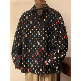 Chemise homme oversize à carreaux, couleur décontractée