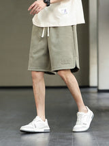 Drawstring Baggy Sweat Shorts