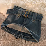 Vintage Denim Mini Skirts