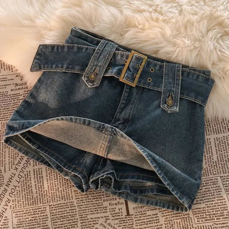 Vintage Denim Mini Skirts