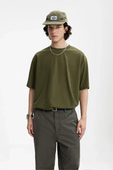 Solid Color High Street Oversized T-Shirt