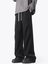 Coole und bequeme Hip-Hop-Sweatpants mit Falten und weitem Bein