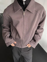 Men's Vintage Streetwear Coat Zipper Jacket
