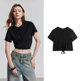 Stilvolles Kurzarm-Frühlings-T-Shirt für Damen