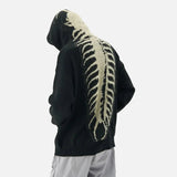 American Style Jacquard Knitwear Hoodie