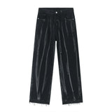 Unique Personality Tie Dye Stripe Jeans