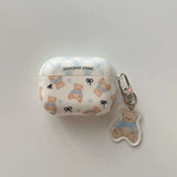 Teddy Bear Bow Earbud Case