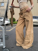 ハイウエストベルトカーゴパンツ