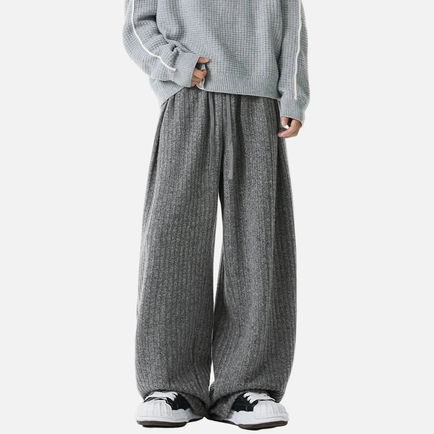 Japanese Pleated Heavyweight Loose Sweatpants