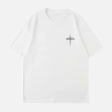 Y2K Oversized Freedom Hip Hop Print T-Shirt