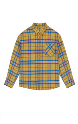 Flattering Plaid Oversized Long Sleeve Shirt