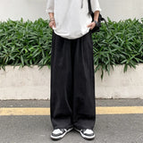 Versatile Loose Straight Cotton Wide Leg Pants