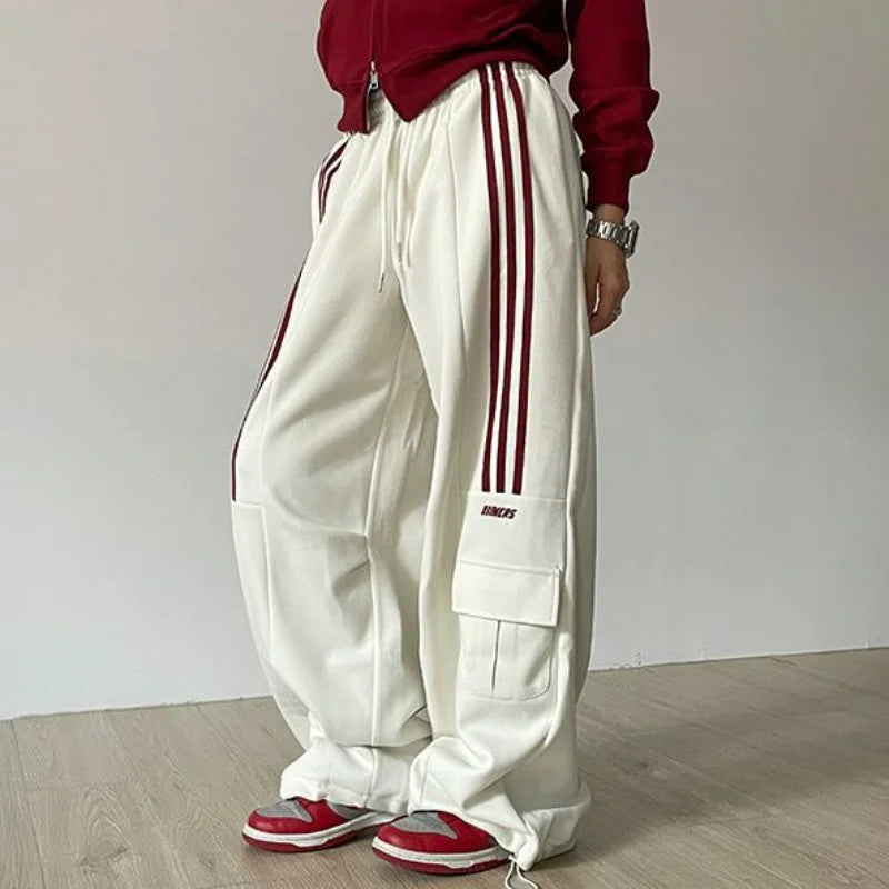 American Cool Retro Wide Leg Sweatpants