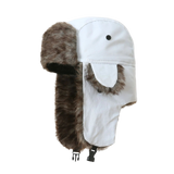 Faux Fur Lined Trapper Hat