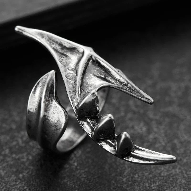 Vintage Irregular Geometric Open Ring