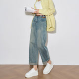 Jeans en denim tendance coupe ample et jambes droites