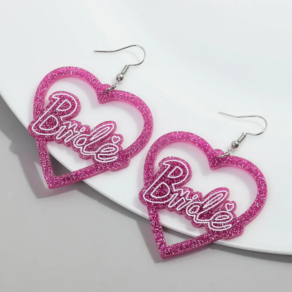 Barbie Glitter Earrings