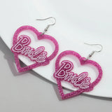 Barbie Glitter Earrings