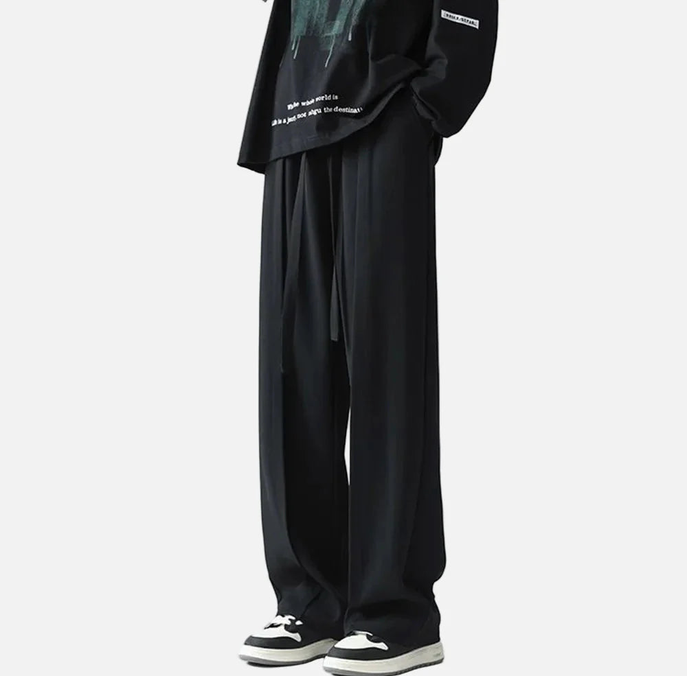 Spring Dimensional Deconstructed Casual Pants