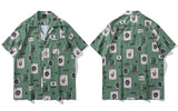 Retro Essential Music Player Grafik Kurzarmshirt