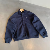 Retro Embroidered Turn Down Collar Sweatshirt