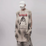 Trendy Vintage Sleeve Less Tank T-Shirt
