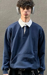 Casual Elevated Comfortable Long Sleeve Polo T-Shirt