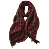 Vintage Plaid Cashmere Scarves