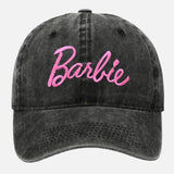 Barbie Embroidered Water Washed Cowboy Cap