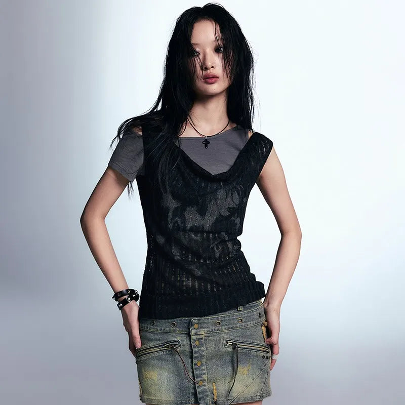 Boho Chic Layered T-Shirt