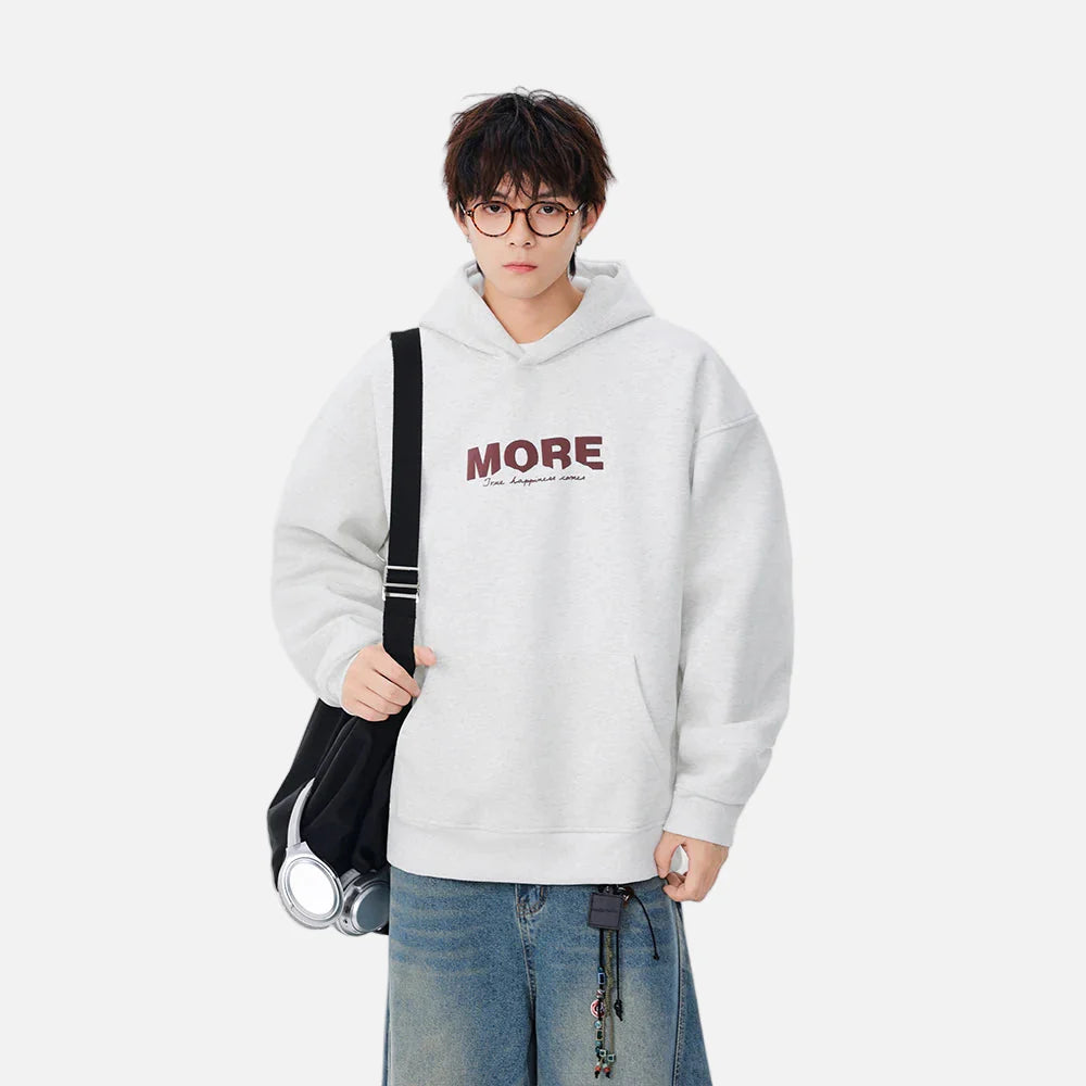 Y2K Signature Letter Print Casual Hoodie